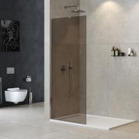 Душевая перегородка.   LIBERTA-L-1-TB-80-BR-Cr 800х1950 Cezares