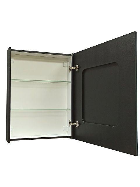 Зеркало-шкаф с подсветкой реверсивный ART&MAX TECHNO AM-Tec-600-800-1D-DS-F-Nero ART&MAX