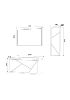 Пенал Seattle 30П 1д Black stone R