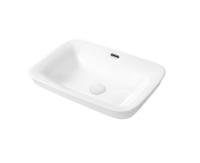 Раковина керамическая VBS-204, 580*400*150, накладная, цвет белый Vincea