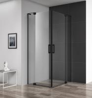 Душевой уголок прямоугольный.     SLIDER-A-2-70/80-C-NERO (700-800)x(700-800)x1950 Cezares
