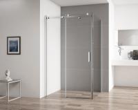 Душевой уголог: прямоугольный STYLUS-SOFT-AH-1-140/100-C-Cr  1400x1000x1950 Cezares