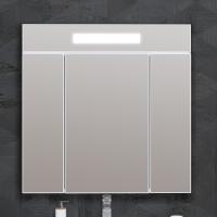 Opadiris Зеркальный шкаф Z0000010398 750|800|137 ФРЕШ 80 белый/белый (белое стекло)