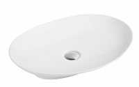 Раковина керамическая накладная, овальная AM2370 Art&Max