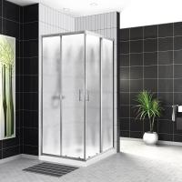 Душевой уголок квадратный UNO-195-A-2-100-CH-CR 1000x1000x1950 BelBagno