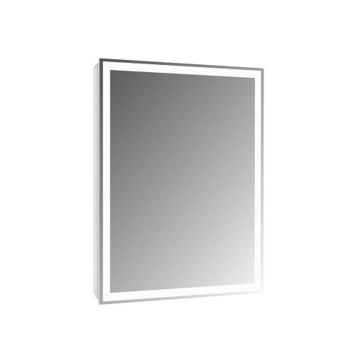 Зеркало с встроенным светильником и кнопочным выключателем SPC-GRT-500-600-LED-BTN, 12W, 220-240V, 500x30x600   BELBAGNO