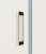 Душевая дверь Extra VDP-1E8090CLGM 800/900х2000 цвет вороненая сталь стекло прозрачное Vincea