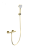 Смеситель для душа с термостатом WONZON & WOGHAND INN 5, Брашированное золото (WW-B2063-A-BG)