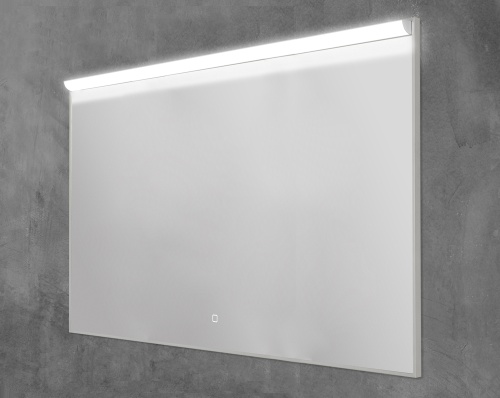 Зеркало в алюминиевой раме с подсветкой, с сенсорным выключателем SPC-UNO-1200-800-TCH, 1200x20x800   BELBAGNO