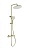Душевая система с термостатом WONZON & WOGHAND INN 1, Брашированное золото (WW-B3013-T1-BG)