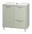 RISACCA pistachio - 80 Тумба напольная 2 дв. 1 ящ. мат. эмаль + раковина УТ000026420 Brevita